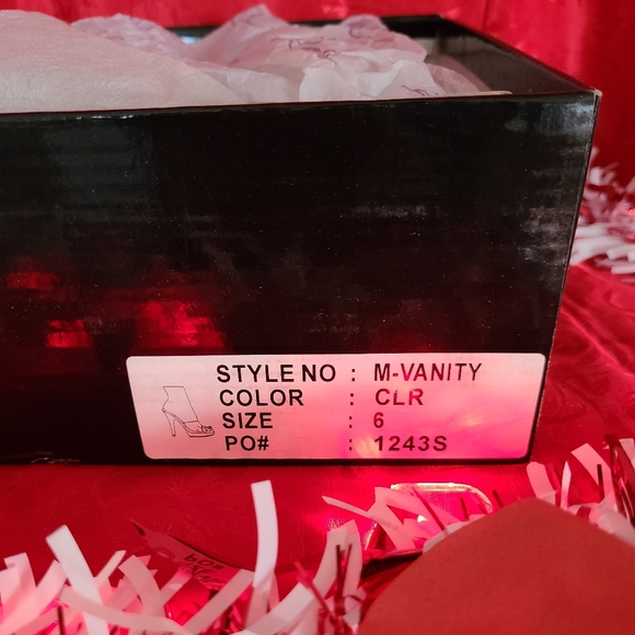 Clear Ellie competition heels - Picture 4 of 12